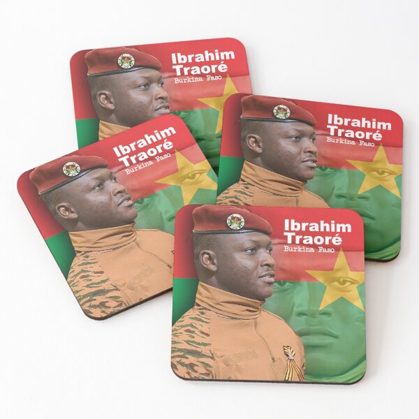 Item preview, Ibrahim Traoré of Burkina Faso designed and sold by Wolagno.