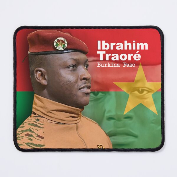 Item preview, Ibrahim Traoré of Burkina Faso designed and sold by Wolagno.
