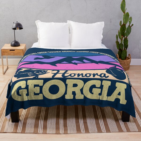 Item preview, Honora Georgia Sunset Retro Vintage Local Pride Logo designed and sold by CRHPOD20.