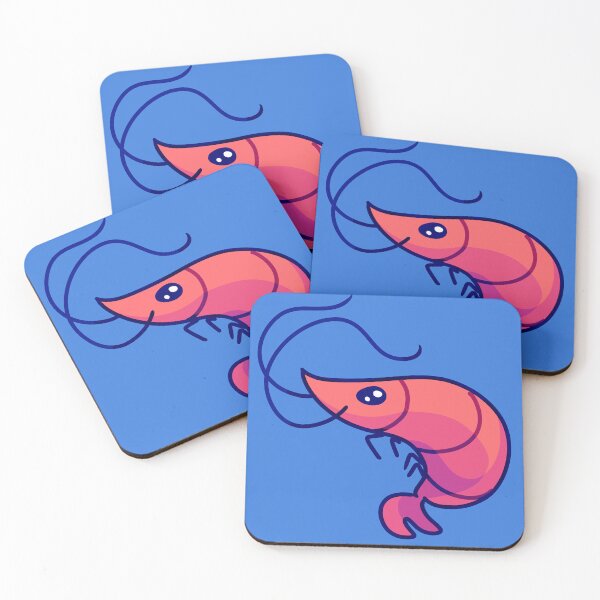 Item preview, happy shrimp designed and sold by ForTheFrogWar.