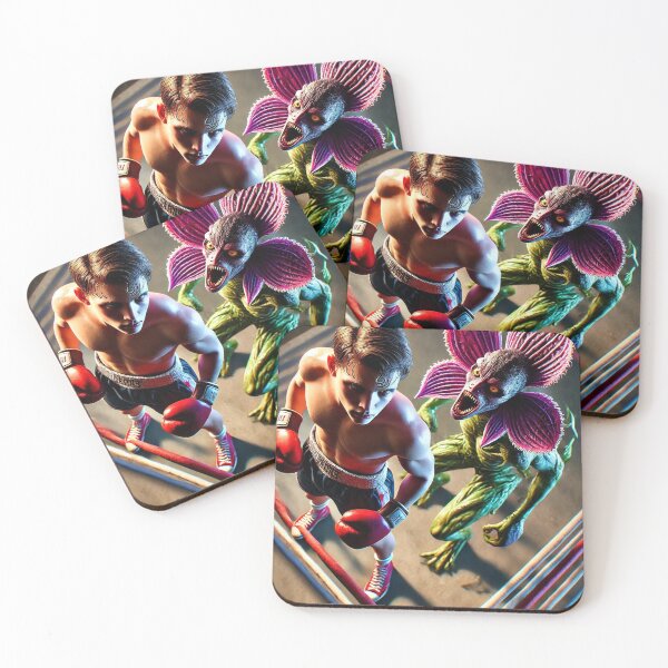 Item preview, Boxing match: Plant demons versus boxer designed and sold by _RudeMango.