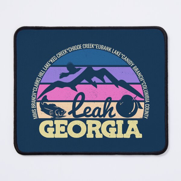 Item preview, Leah Georgia Sunset Retro Vintage Local Pride Logo designed and sold by CRHPOD20.