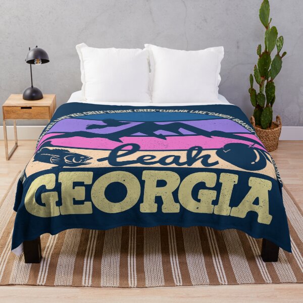 Item preview, Leah Georgia Sunset Retro Vintage Local Pride Logo designed and sold by CRHPOD20.