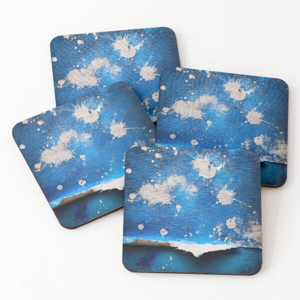 Item preview, Paint Splattered on Aged Indigo Canvas - dePace' designed and sold by mrpropcake.