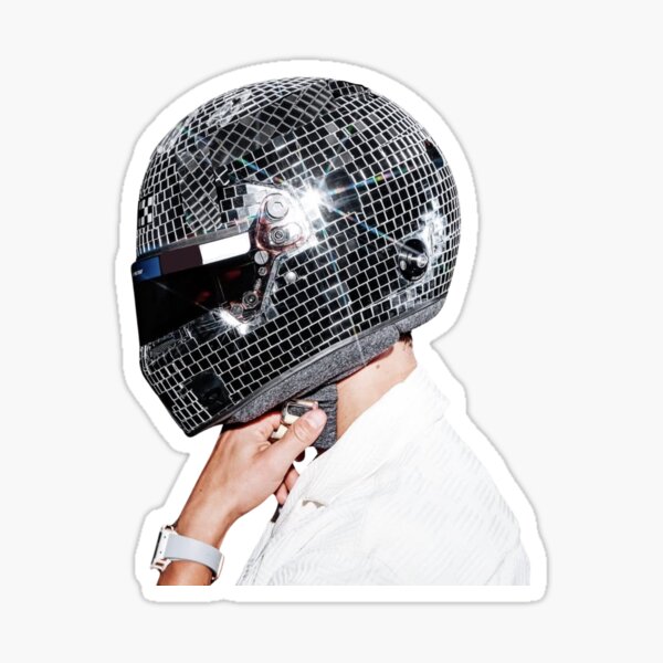 lando norris MIAMI DISCO BALL f1 mclaren merch Sticker