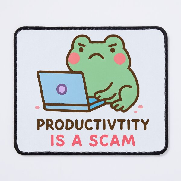 Item preview, Green Frog on a Laptop designed and sold by MinistryOfNIniji.