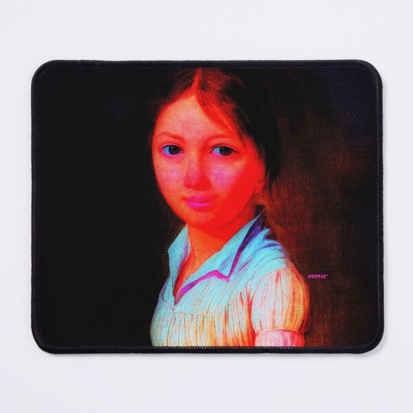 Item preview, Painting from 1810 of an abstract girl - dePace' designed and sold by mrpropcake.
