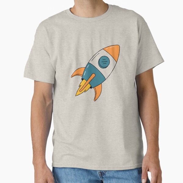 Item preview, rockets and stars, ideal for a retro-futuristic or childish style designed and sold by StampYourself.