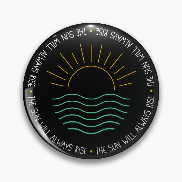 Item preview, The Sun Will Always Rise Line Art Colorful White designed and sold by MinimalMoodsArt.