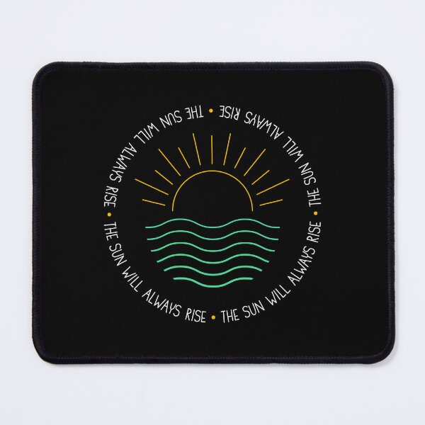 Item preview, The Sun Will Always Rise Line Art Colorful White designed and sold by MinimalMoodsArt.