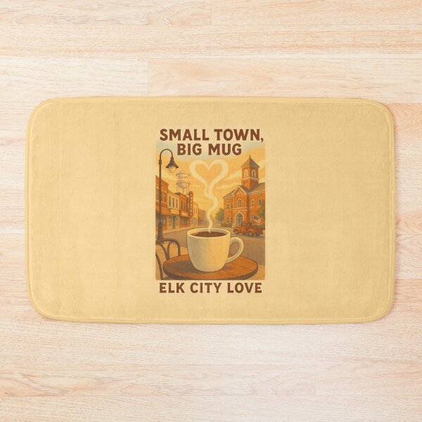 Item preview, SMALL TOWN BIG MUG ELK CITY LOVE  designed and sold by DemureArtsy.
