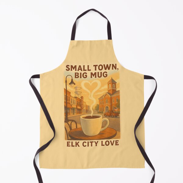 Item preview, SMALL TOWN BIG MUG ELK CITY LOVE designed and sold by DemureArtsy.