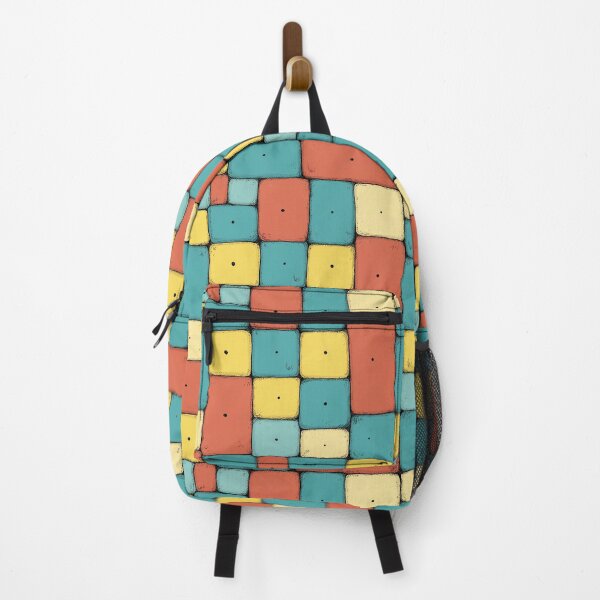 Item preview, Hand Illustrated Cube Pattern of Summer Colors designed and sold by Reugba.
