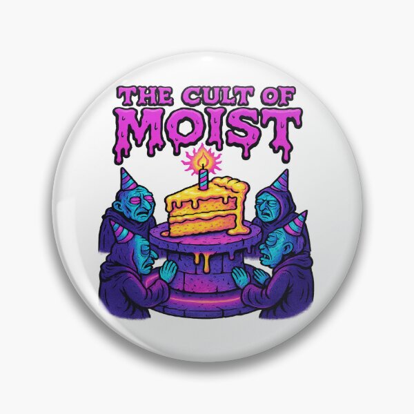 Artikelvorschau, The Cult of Moist – Verbotenes Kuchenritual entworfen und verkauft von POD DYNASTY | Original Print On Demand T-Shirt Graphics.