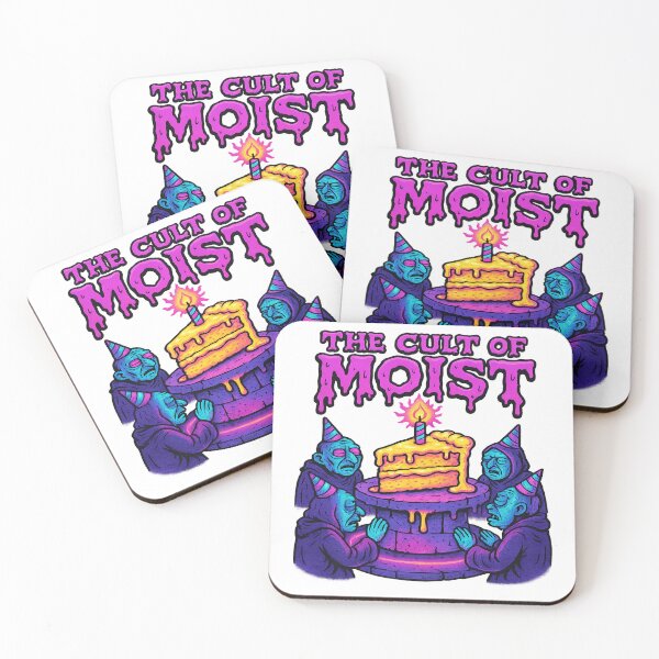 Item preview, The Cult of Moist - Forbidden Cake Ritual  designed and sold by POD DYNASTY | Original Print On Demand T-Shirt Graphics.