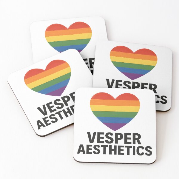 Item preview, Vesper Aesthetics – Pride Heart Logo Design designed and sold by ALVISION-CREATE.