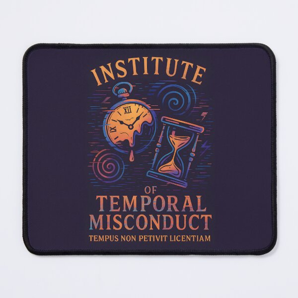 Item preview, Time Travel Glitch Academy Emblem | Institute of Temporal Misconduct designed and sold by Chaotic Good Mood Designs.