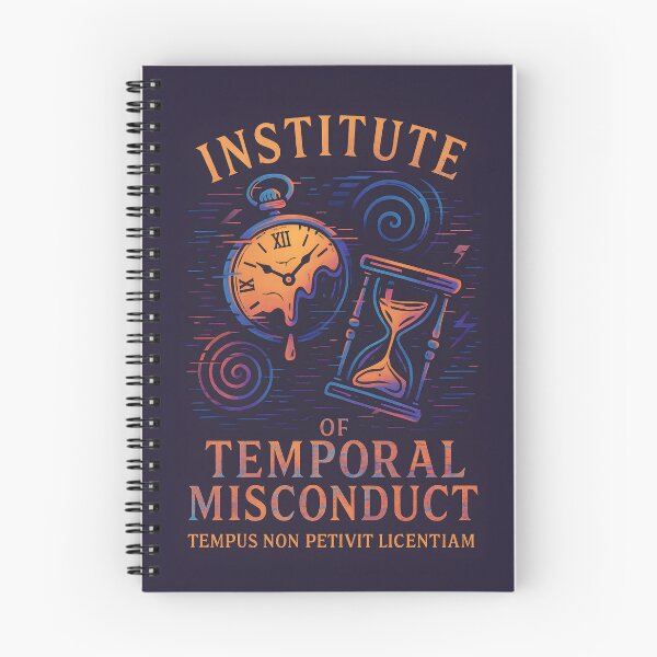 Item preview, Time Travel Glitch Academy Emblem | Institute of Temporal Misconduct designed and sold by Chaotic Good Mood Designs.