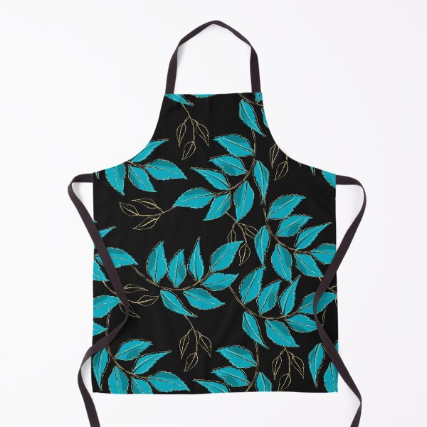 Item preview, Cute pattern of green leaves with gold edges designed and sold by hateeyes.