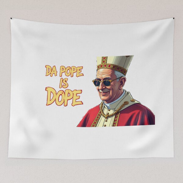 Item preview, Da Pope Is Dope - Pope Leo XIV Meme Design | Vatican Satire, Historical Humor, Catholic Meme Gift designed and sold by VibesWorn.