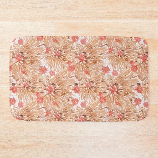 Item preview, Beige Pink Abstract Palm Pattern designed and sold by Magnolia Valley Art.