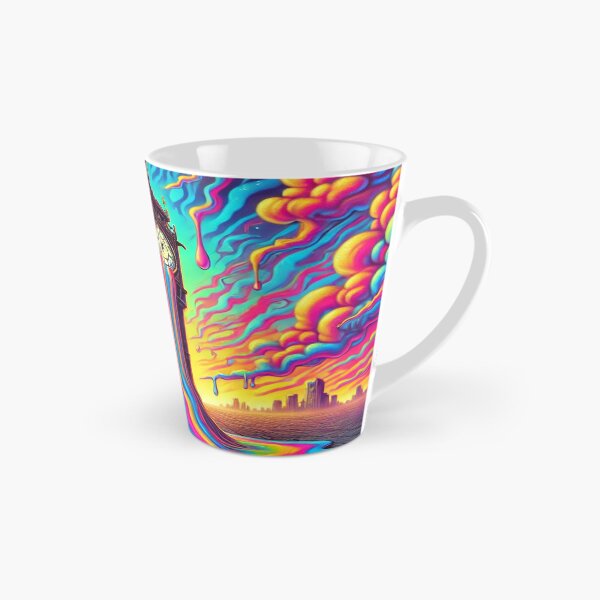 Item preview, Melting Clock Tower | Surreal Psychedelic Time Warp Art designed and sold by buzzprints1234.
