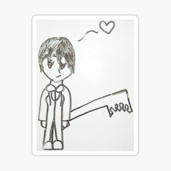 Vista previa del artículo con la obra «Boceto de pizarra blanca de Xion», diseñado y vendido por KaleChub.