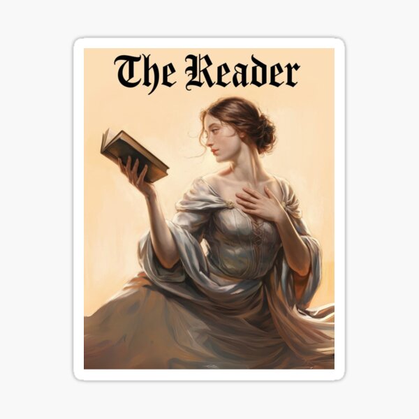 Item preview, The Reader Book Lover Graphic designed and sold by WanderGearTs.