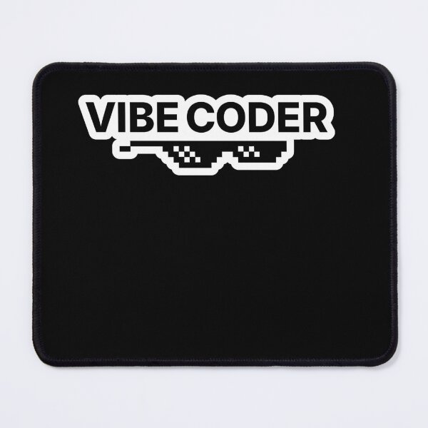 Item preview, Vibe Coder | Pixel Sunglasses Meme Design designed and sold by WordVibe.