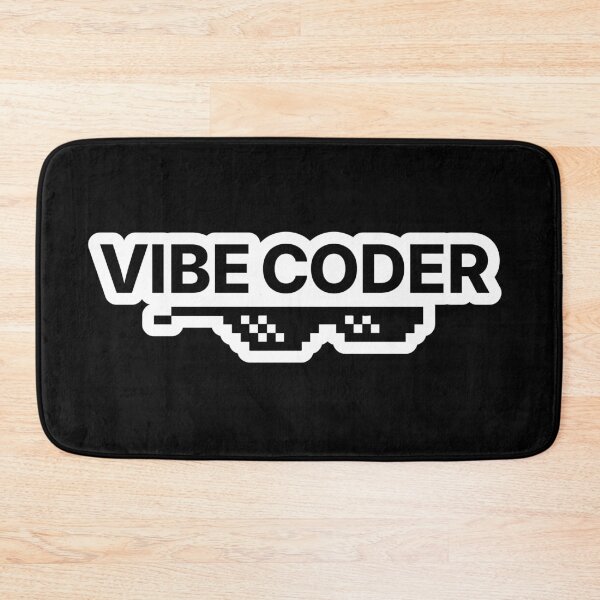 Item preview, Vibe Coder | Pixel Sunglasses Meme Design designed and sold by WordVibe.