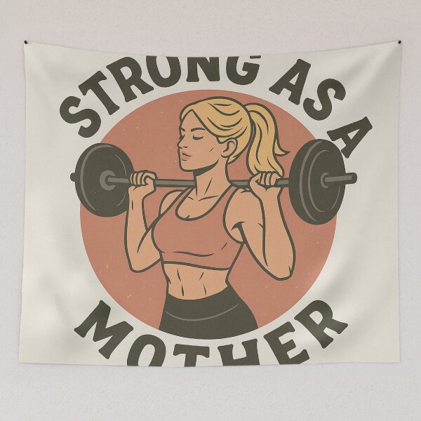 Artikelvorschau, Stark als Mutter – Fit Mom Empowerment Design entworfen und verkauft von InkhaloCo.