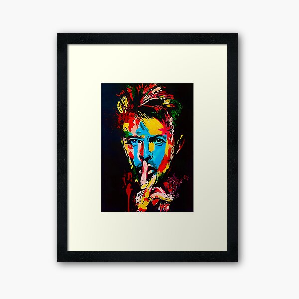 Vista previa del artículo con la obra «David Bowie», diseñado y vendido por AlexMarescu.