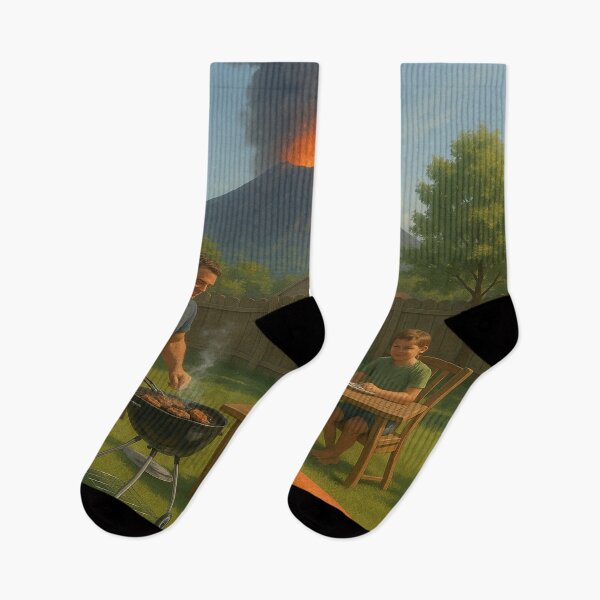 Item preview, Oh, It's OK…Are You Sure? (Vesuvius BBQ) designed and sold by GalenaDeco.