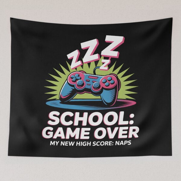 Item preview, Last Day of School Gamer Boys Sleep Video Games designed and sold by clothesy7.