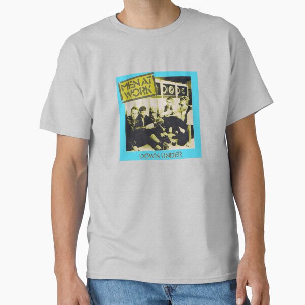 Item preview, Vintage graphic art MEN AT WORK Down Under 1980s RAD! designed and sold by flopglop.
