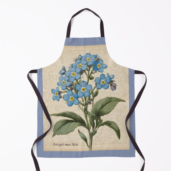 Item preview, Vintage Forget-Me-Not Botanical Print designed and sold by Estelle Printworks.