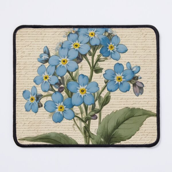 Item preview, Vintage Forget-Me-Not Botanical Print designed and sold by Estelle Printworks.