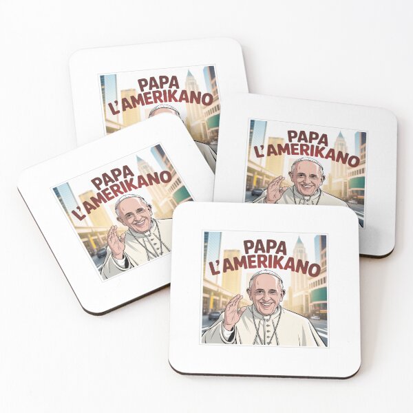 Item preview, Pope Amerikano - Leon Pop-Art – The cool saint with a modern look designed and sold by KolbaVison.