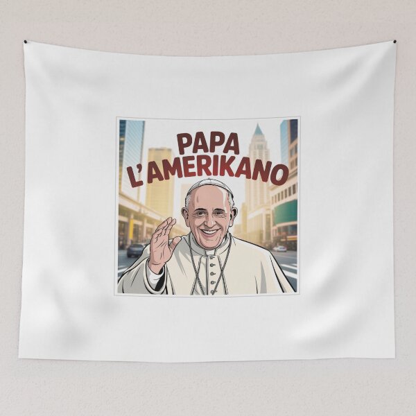Item preview, Pope Amerikano - Leon Pop-Art – The cool saint with a modern look designed and sold by KolbaVison.