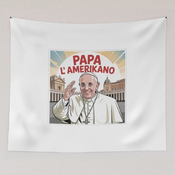 Item preview, Pope Amerikano - Leon Pop-Art – The cool saint with a modern look designed and sold by KolbaVison.