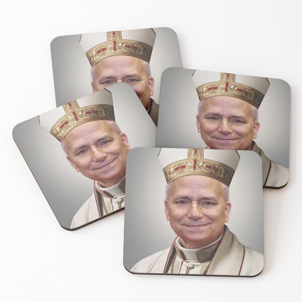Item preview, Portrait of Pope Leo XIV designed and sold by The Martian Creations.