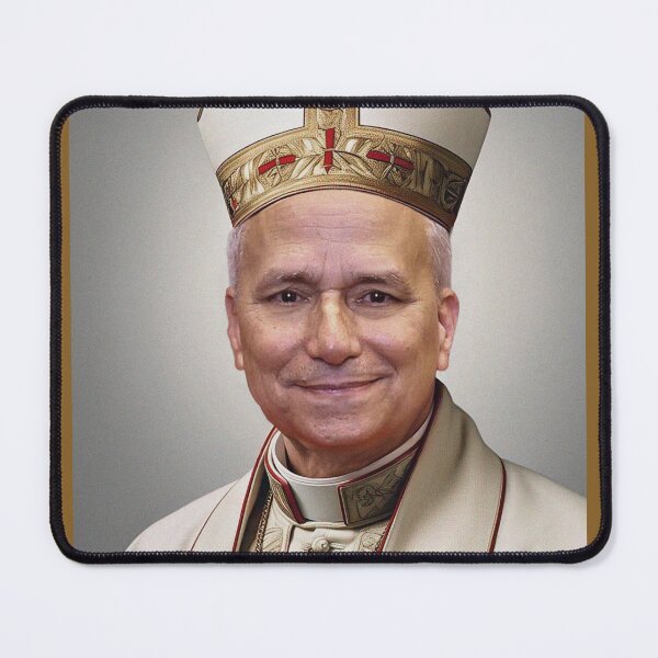 Item preview, Portrait of Pope Leo XIV designed and sold by The Martian Creations.