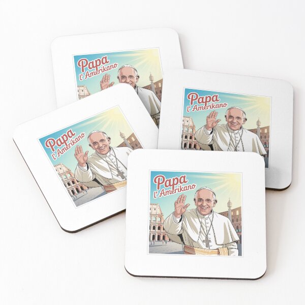 Item preview, Pope Amerikano - Leon Pop-Art – The cool saint with a modern look designed and sold by KolbaVison.