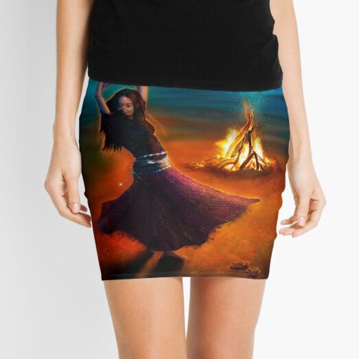 Dance Like a Dervish Mini Skirt