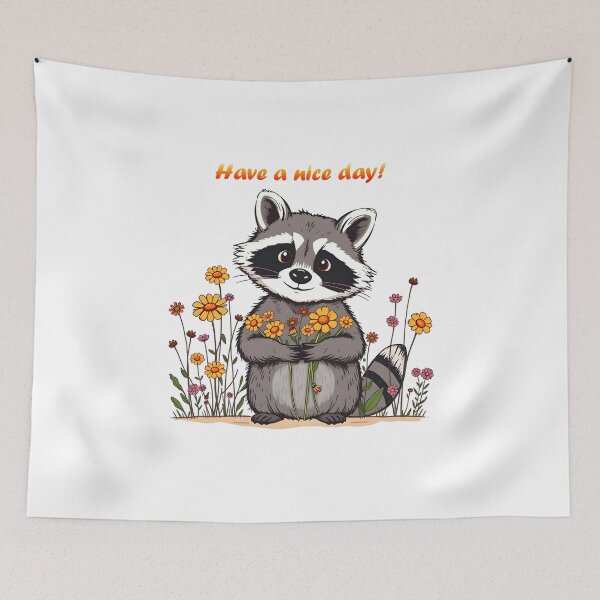 Item preview, Cute Trendy Little Raccoon Collection designed and sold by TrendyDesigne412.