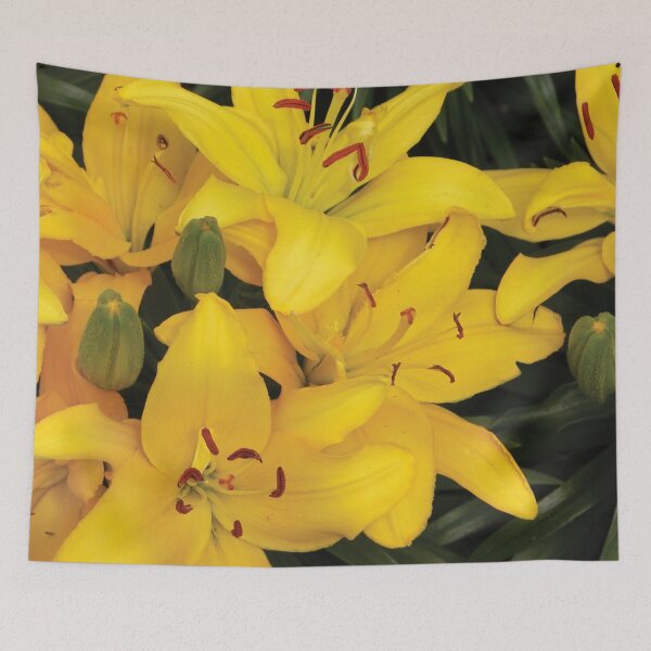 Item preview, Beautiful Bloom Yellow Spring Lilies Photo designed and sold by Here's To Endless Possibilities.