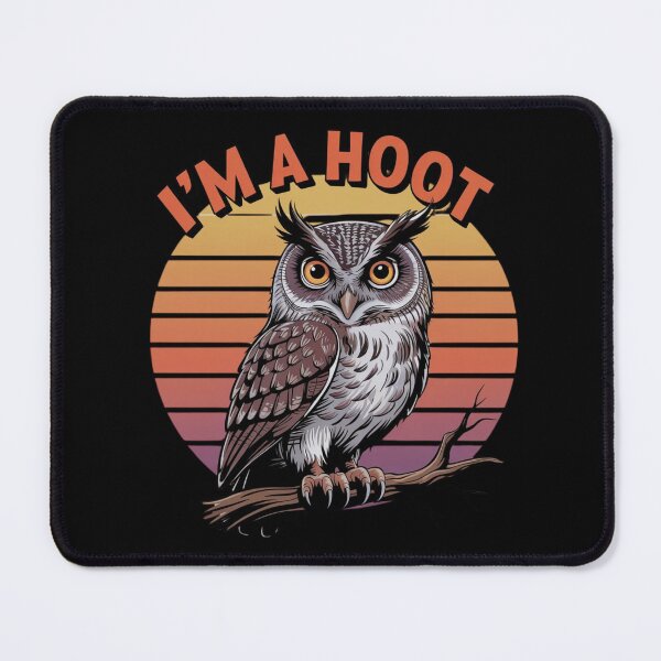 Item preview, I'm a Hoot, Funny Owl Design, Owl on A Branch, Cute Owl, Owl Pun designed and sold by Dabbing Turtle Designs.