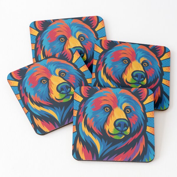 Item preview, Pop Art Bear designed and sold by JukesyDesigns.