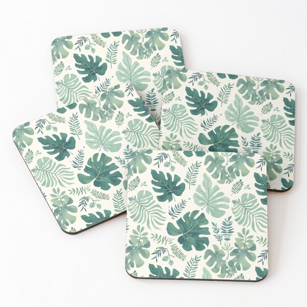 Item preview, Tropical Leaf Seamless Pattern - Drawn Monstera, Banana, and Fern Sketch Design designed and sold by Sunstone Print.