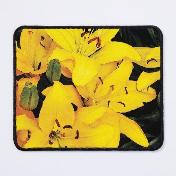 Item preview, Beautiful Bloom Yellow Spring Lilies Water Color designed and sold by Here's To Endless Possibilities.